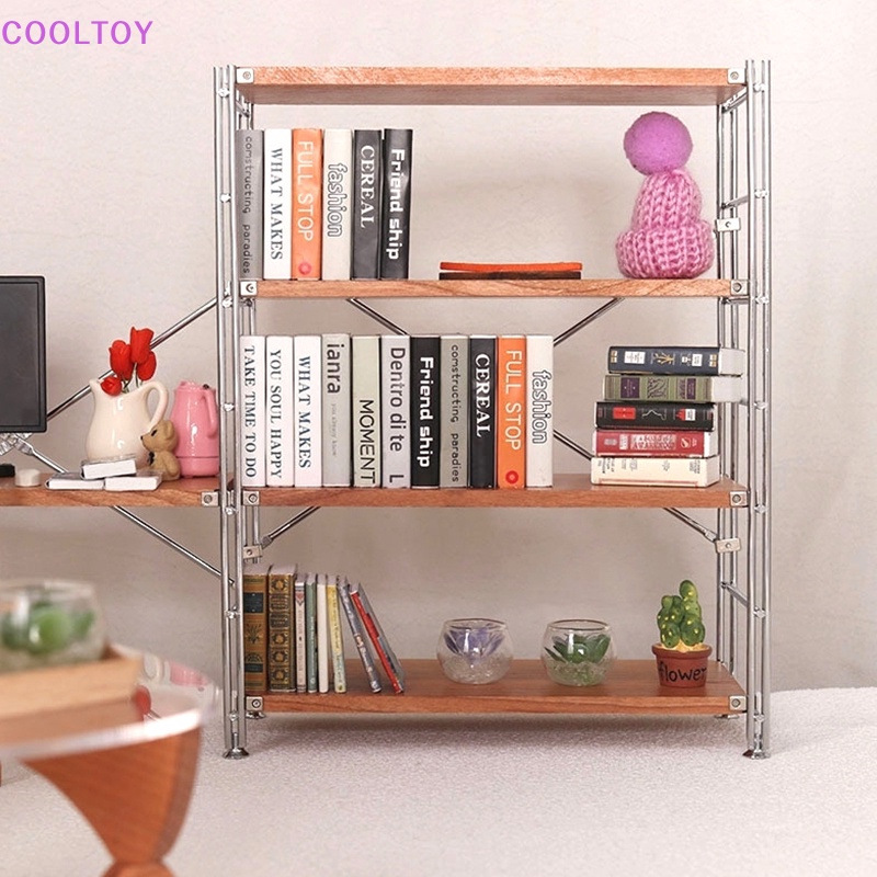 Kệ Đứng Đựng Sách Dùng Trang Trí Nhà Búp Bê Tỉ Lệ 1: 12