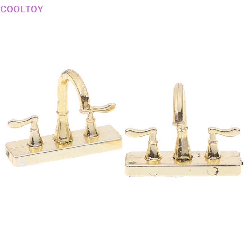 Cooltoy Set 2 Vòi Nước mini Tỉ Lệ 1: 12 Trang Trí Nhà Búp Bê