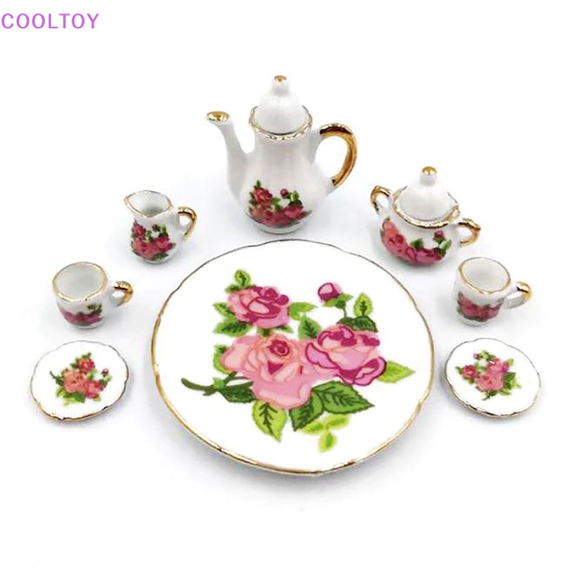 Bộ 8 Tách Uống Trà Đồ Chơi Búp Bê Cỡ 1 / 12