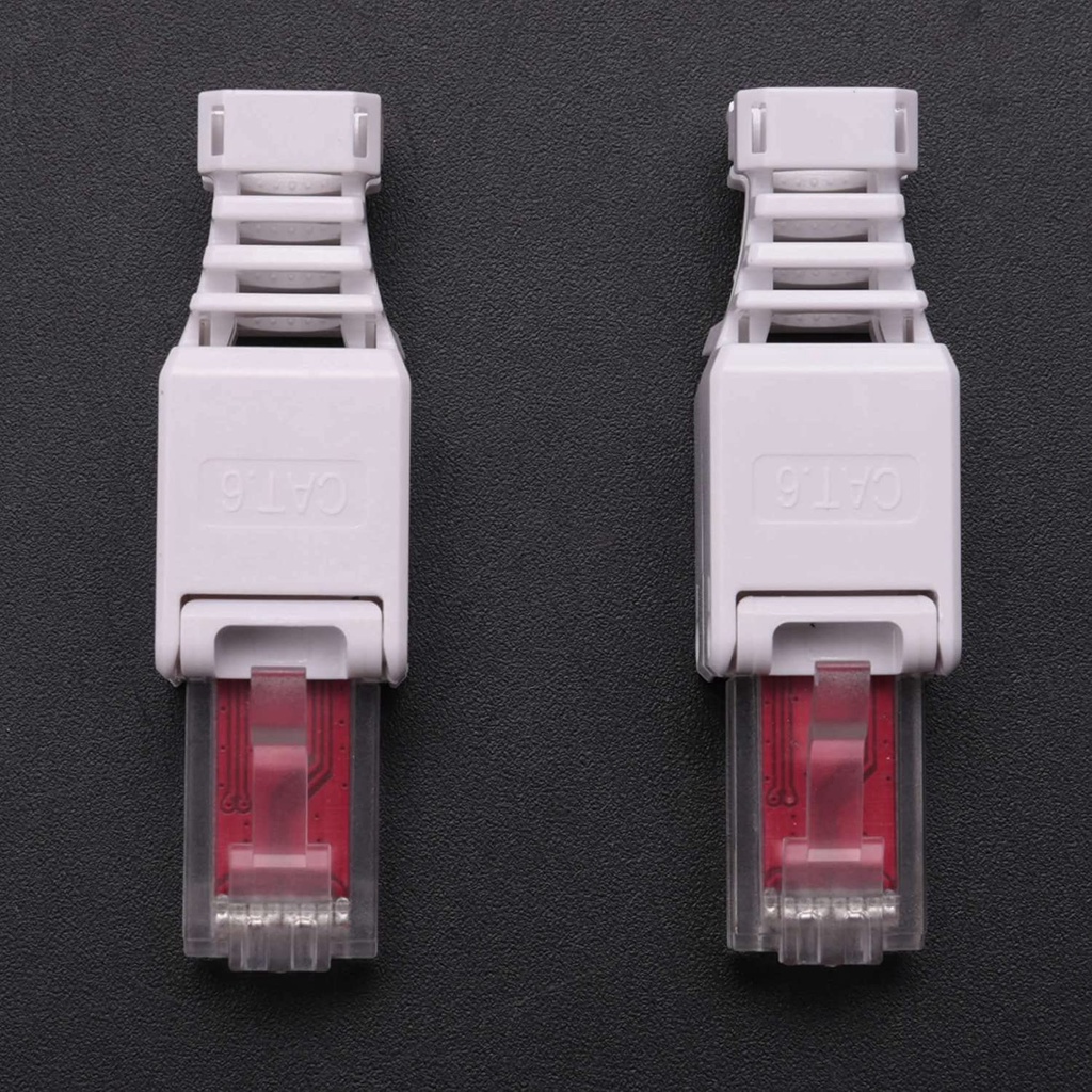 1 Đầu Nối Dây Cáp Mạng Internet RJ45 Cho UTP CAT6A / CAT6 / CAT5E / RJ 45 23awg-26awg
