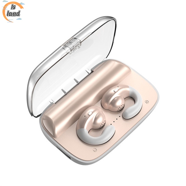 [IS] Tai Nghe Nhét Tai Không Dây S19 Tws Bluetooth Truyền Âm Bass Hi-fi Dạng Kẹp