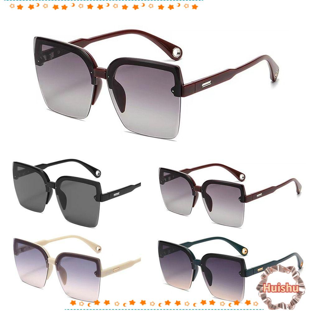 Kính Mát Oversized Gọng Vuông Phong Cách Sang Trọng Cho Nam Và Nữ