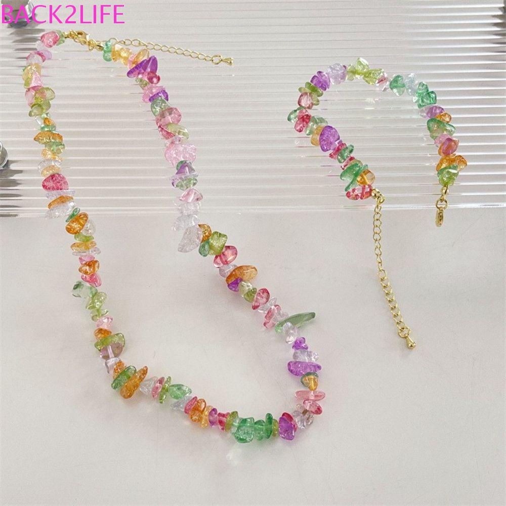 Vòng cổ 2 Lớp Đính Đá Nhiều Màu Sắc|Trang Sức Vòng Đeo Tay Thời Trang Sành Điệu Cho Nữ