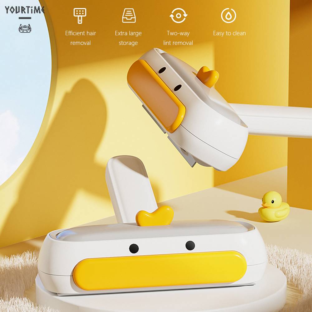 Bàn Chải Lăn Lông Thú Cưng Hình Vịt Tiện Dụng