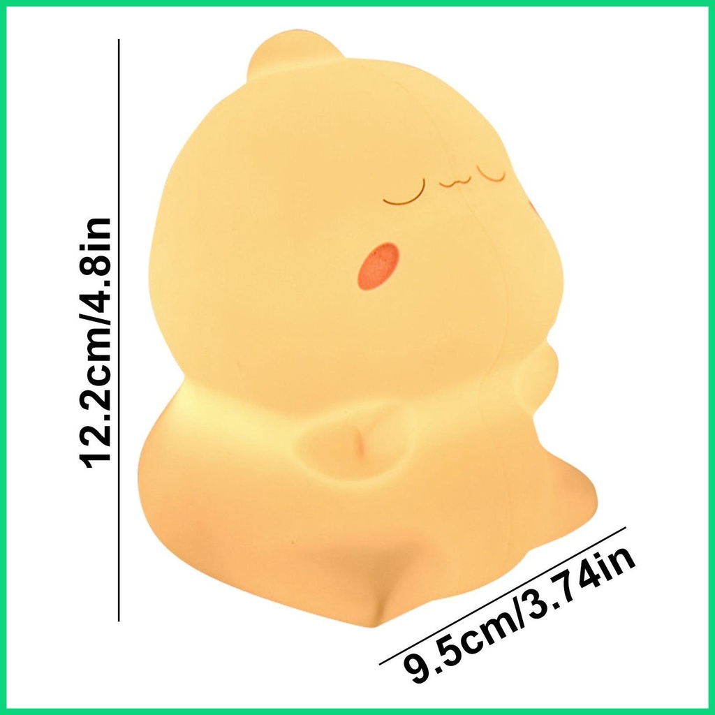 Đèn Ngủ LED Sạc USB Hình Khủng Long Đáng Yêu Cho Bé