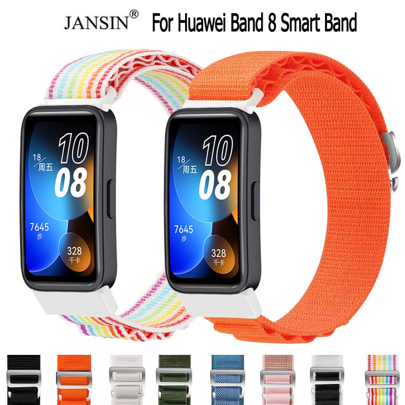 Jansin Dây Đeo Thay Thế Bằng Vải Ren Cho Đồng Hồ Thông Minh Huawei Band 8 Smart Band