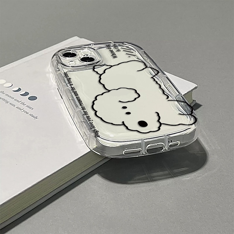 Ốp Điện Thoại Silicon Mềm Trong Suốt Chống Sốc Họa Tiết Dễ Thương Cho IPhone 14 13 12 11 Pro Max XS X XR 8 + 7 Plus