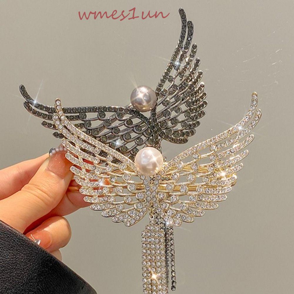 Kẹp Tóc Dạng Xoắn WMES15H Lấp Lánh Sang Trọng Phong Cách Hàn Quốc|Kẹp Tóc Thiết Kế Xinh Xắn Thời Trang Cho Nữ