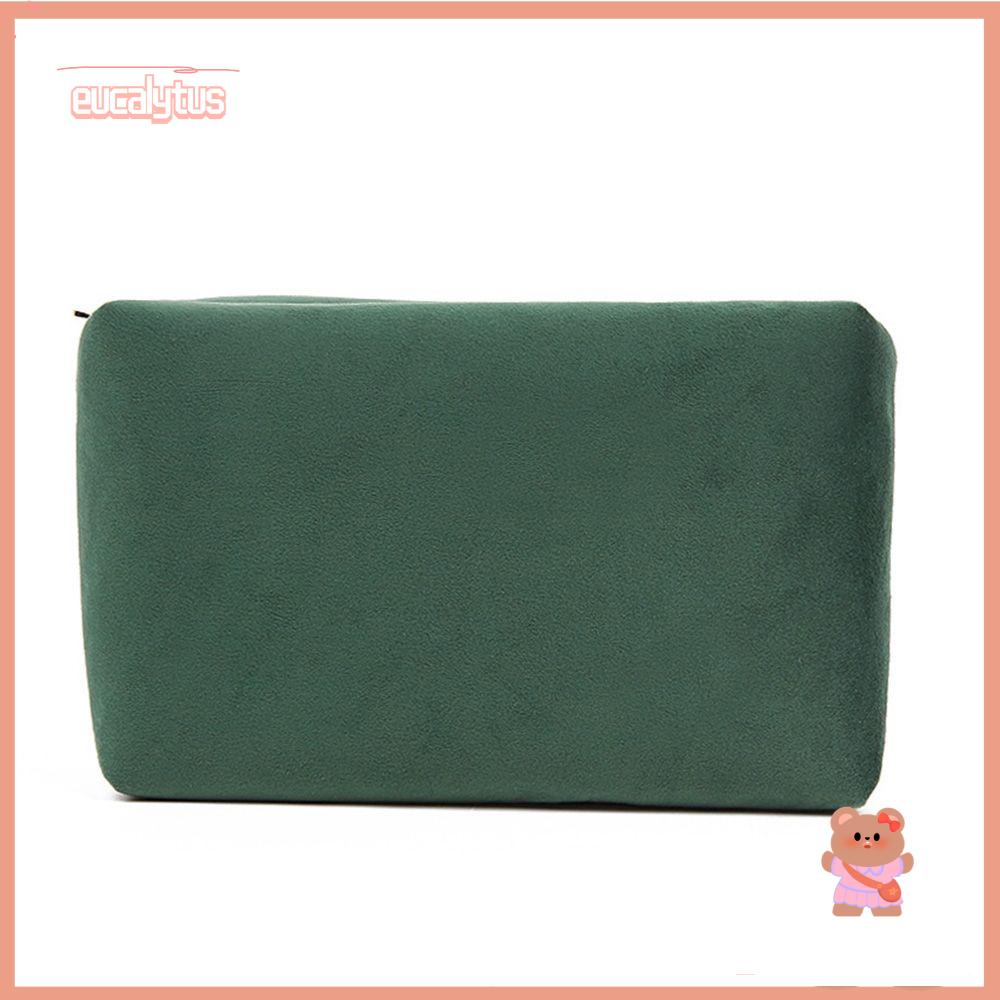 Túi Nhung Đựng Mỹ Phẩm Cỡ Lớn Có Khóa Kéo Thiết Kế Đơn Giản Tiện Dụng