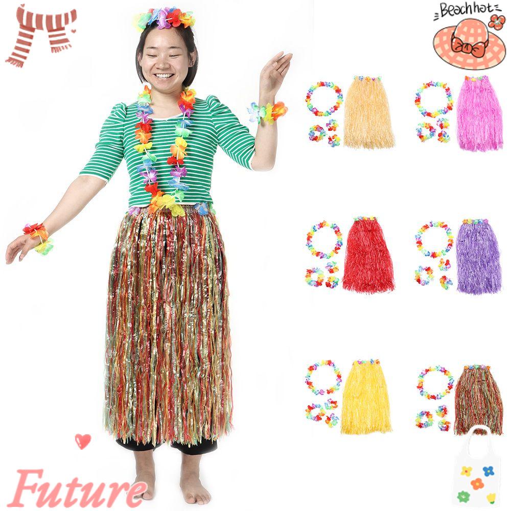 Bộ 5 Vòng Đeo Tay Hóa Trang Phong Cách Hawaii