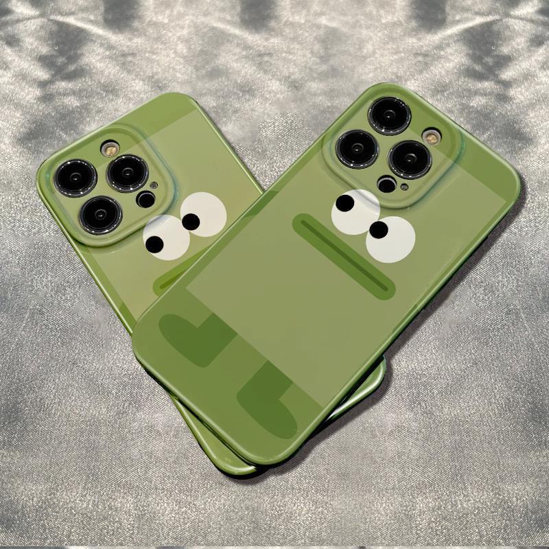 Phim Dán Mềm Màu Xanh Lá Đơn Giản Cho 14pro 6In137811Ốp Điện Thoại Chống Sốc Cho iPhone12 plus 3YPP