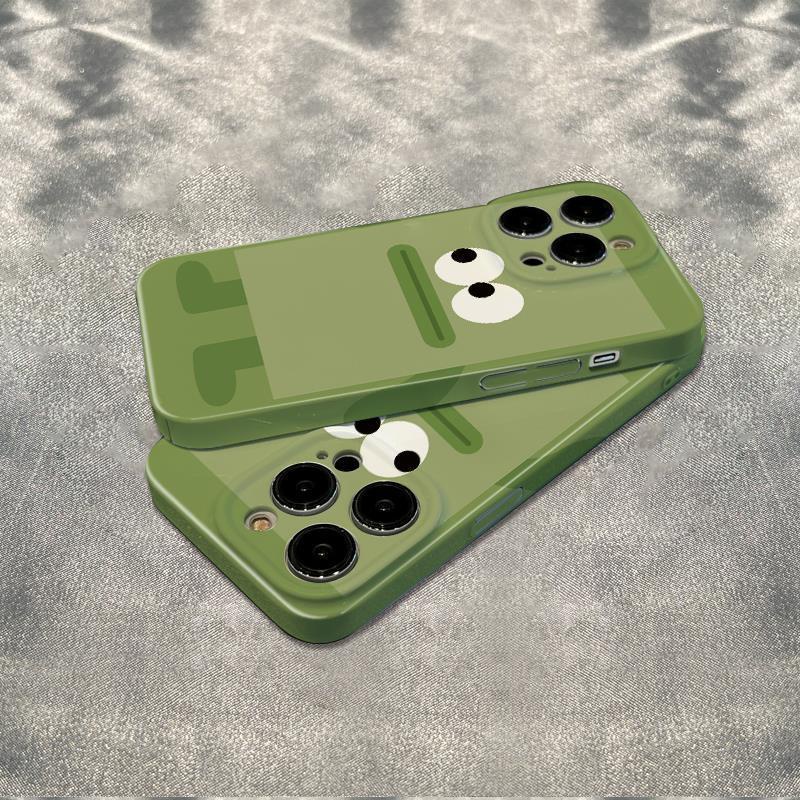 Phim Dán Mềm Màu Xanh Lá Đơn Giản Cho 14pro 6In137811Ốp Điện Thoại Chống Sốc Cho iPhone12 plus 3YPP