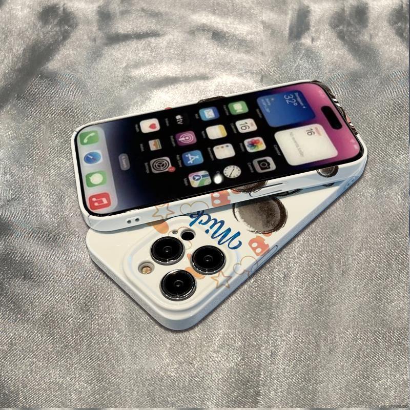Ốp Điện Thoại Dẻo Họa Tiết Mickey Dễ Thương Chống Sốc Cho iPhone1278 14Promax 6In13 11