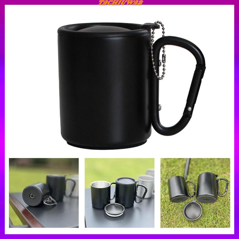 Cốc Uống Cà Phê Tachiuwa2 Có Nắp Và Tay Cầm Tiện Dụng Mang Theo Du Lịch Cắm Trại