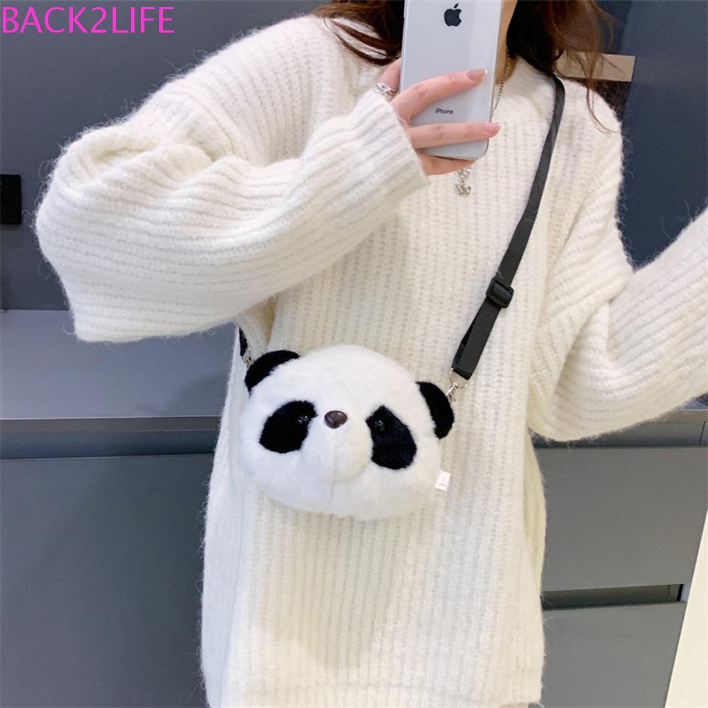 Túi Đeo Chéo Hình Gấu Trúc Nhồi Bông Mini Đáng Yêu 2Life