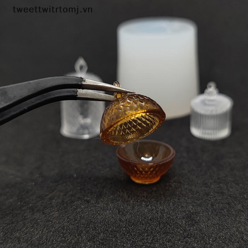 Khuôn Silicon Làm Bánh Quy / Kẹo / Thức Ăn Mini Trang Trí Nhà Búp Bê