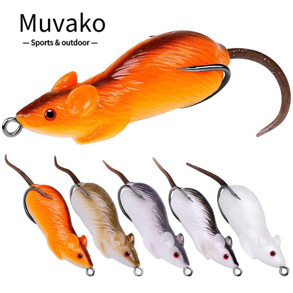 MUVAKO Mồi Câu Cá Giả Hình Chuột Kích Thước 6cm 11.5g Chất Lượng Cao