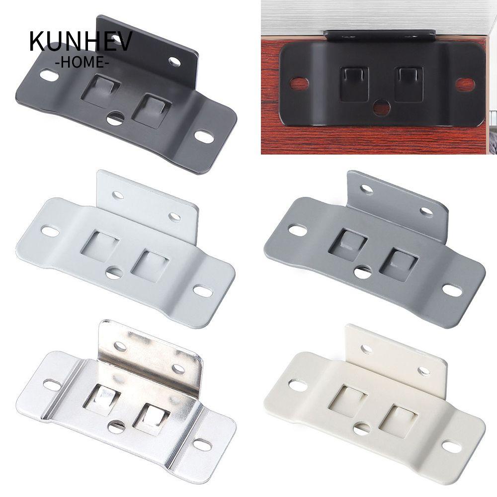 KUNHEV Phụ Kiện Nối Cố Định Góc Tủ Đa Năng Bằng Thép Không Gỉ