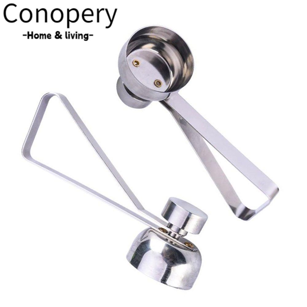 CONOPERY Kéo Cắt Trứng Hai Đầu Bằng Kim Loại Tiện Dụng