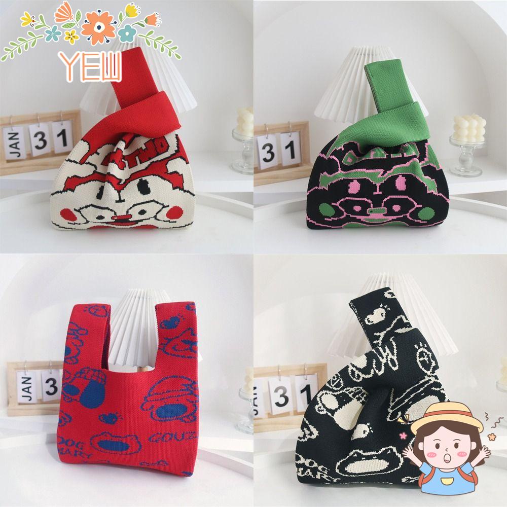 Túi Tote Đan Len Thủ Công Họa Tiết Graffiti Độc Đáo Thời Trang Cho Nữ