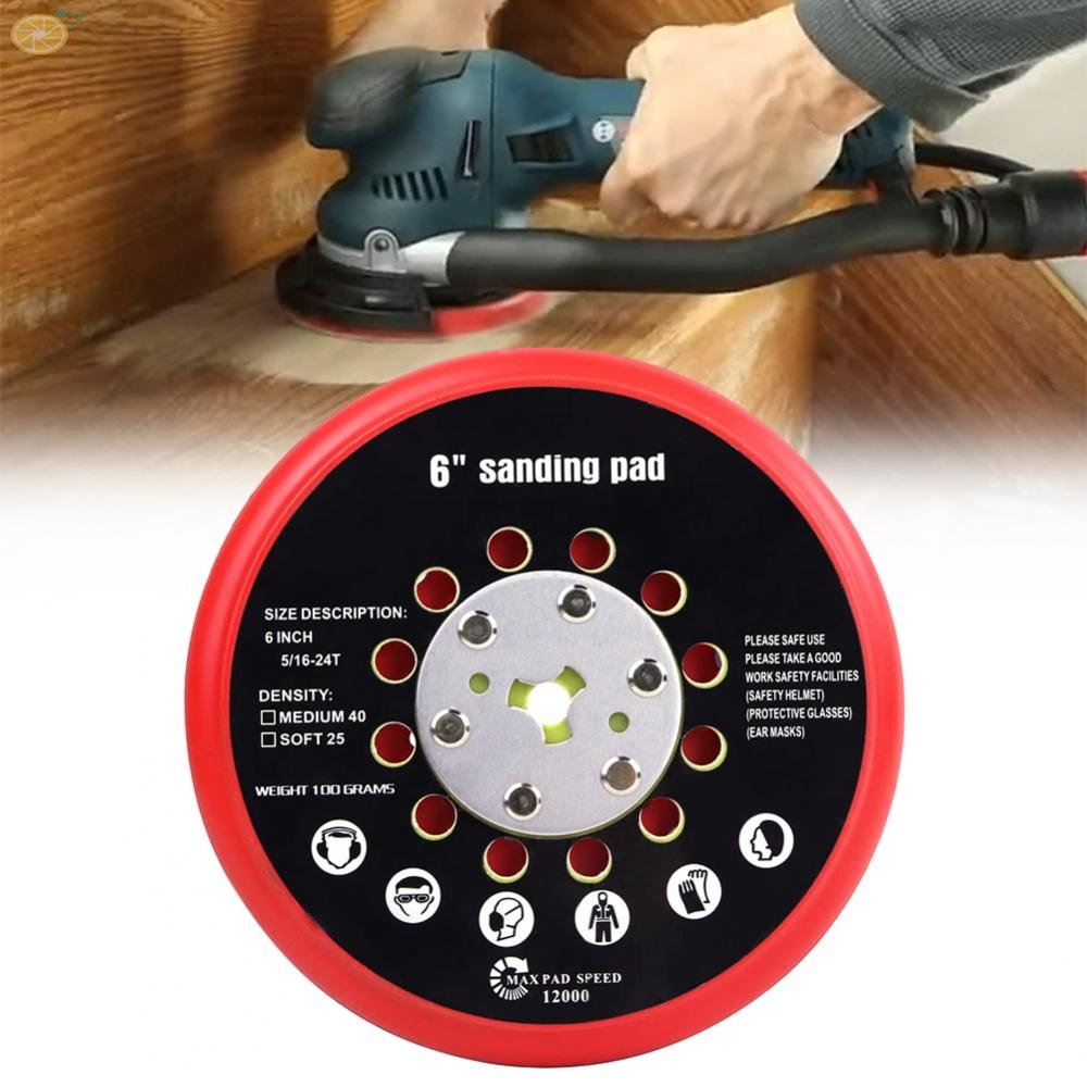 【VARSTR】Backing Pad Sanding Discs Sanding Tools 6inch Abrasive Changes Efficient