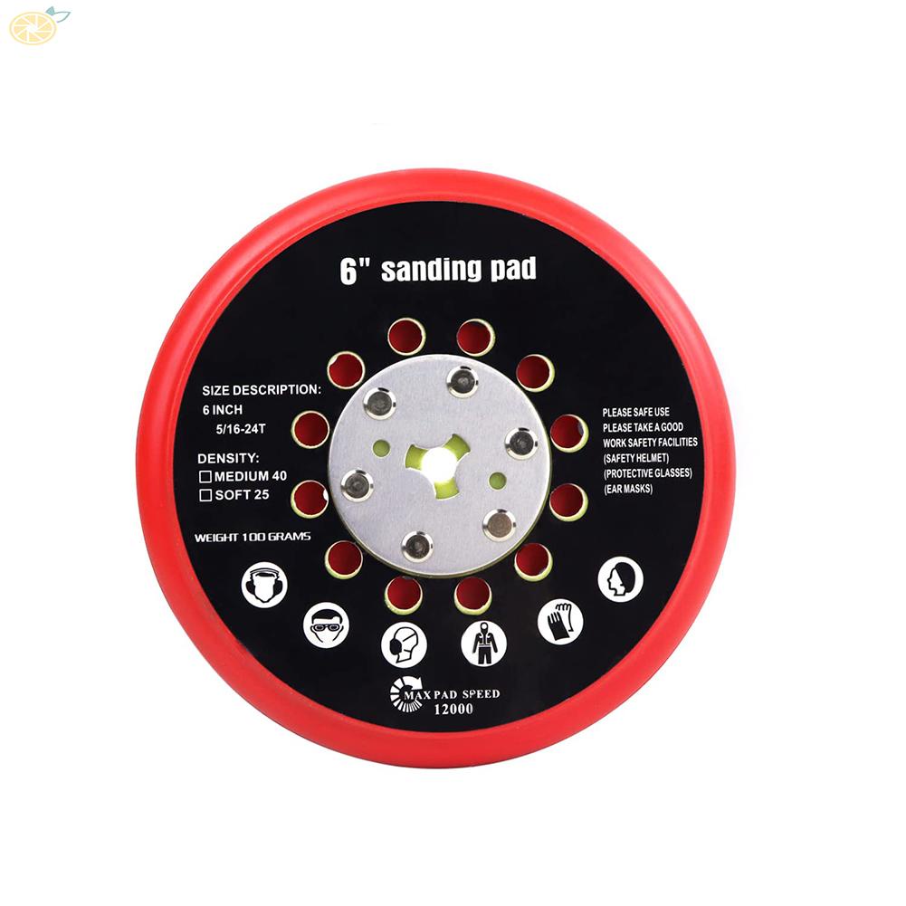 【VARSTR】Backing Pad Sanding Discs Sanding Tools 6inch Abrasive Changes Efficient