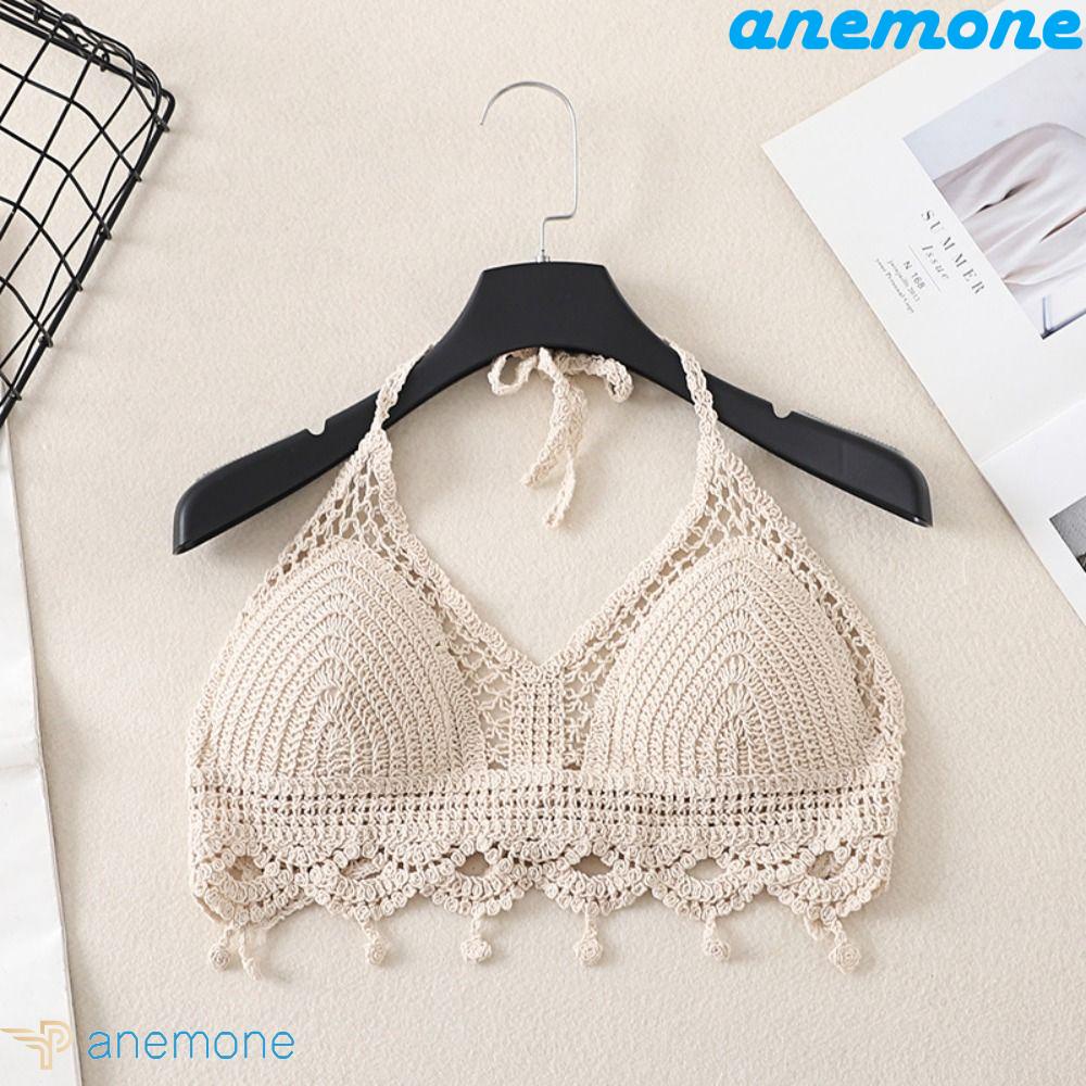 Áo Croptop Dệt Kim Mềm Mại Hai Dây Phong Cách Bohemian Hàn Quốc Ngọt Ngào Cho Nữ