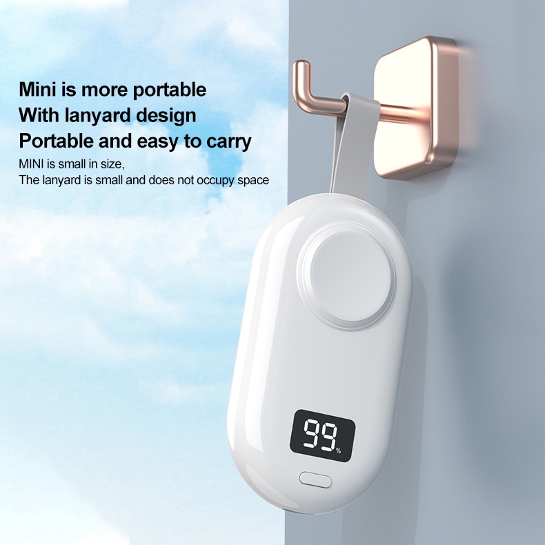 Pin Sạc Dự Phòng 2 Trong 1 2500mah Cho Apple Watch iWATCH 8 / 7 / 6