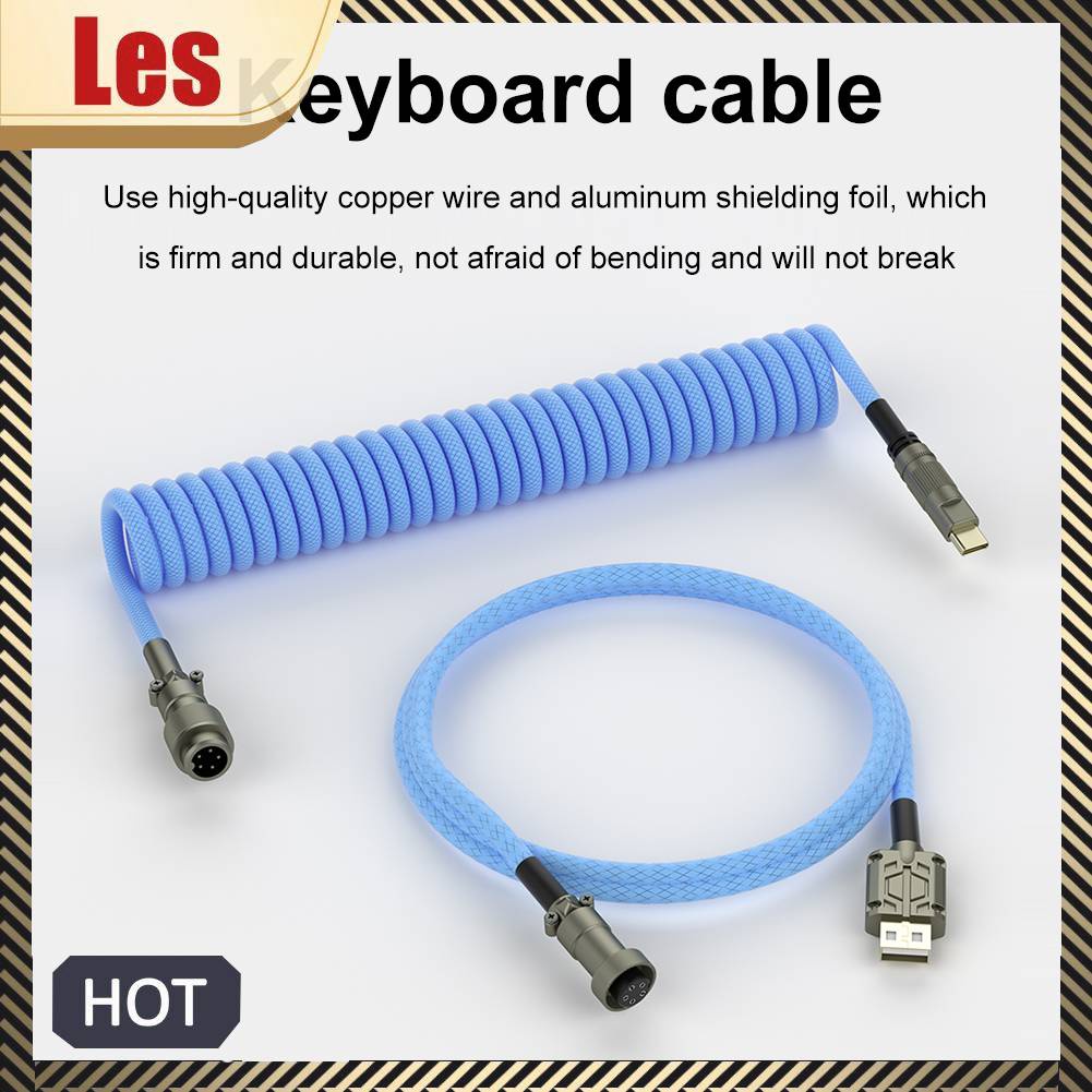 Dây Lò Xo Nối Dài 1.5m Chuyển Đổi Type C Sang USB