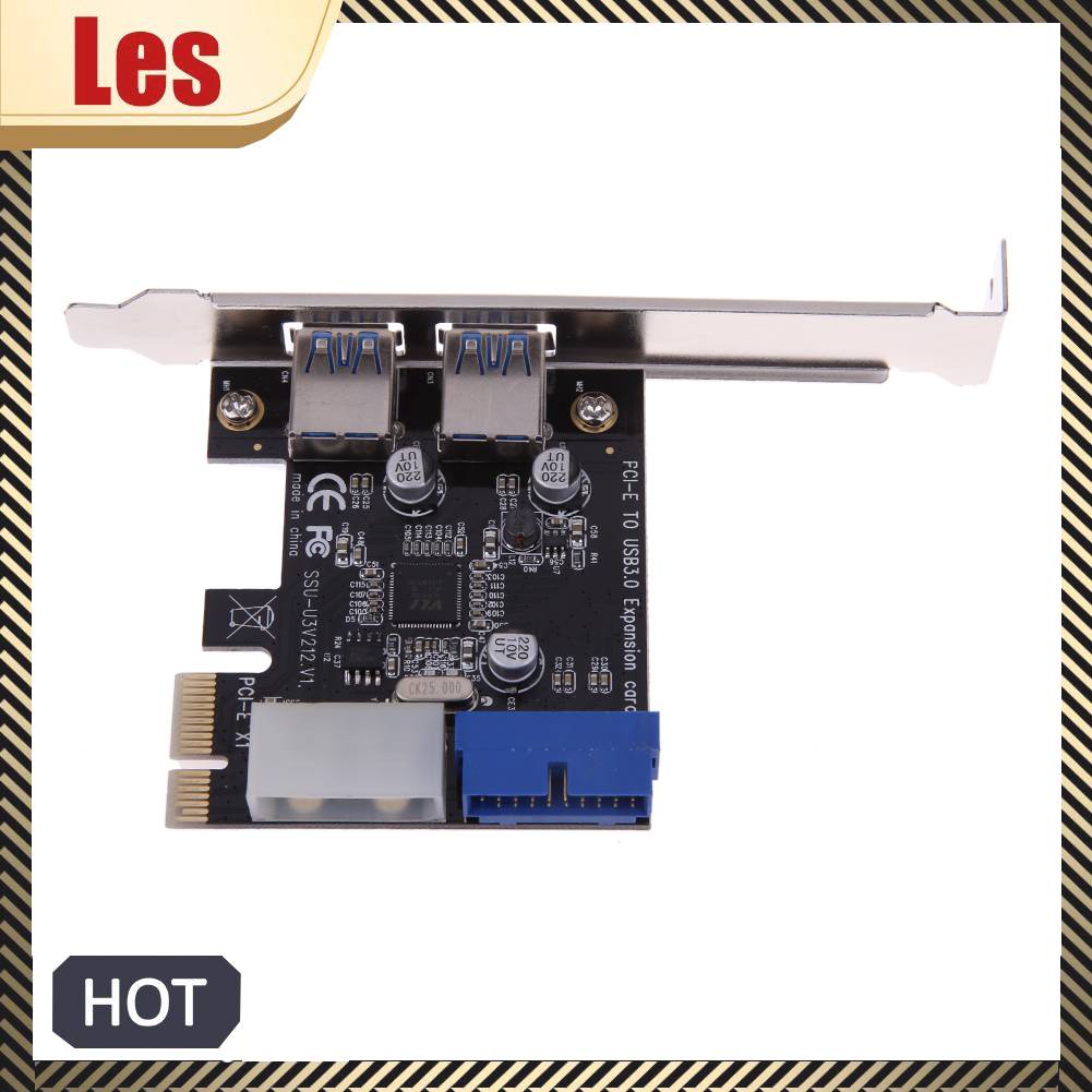 Card Mở Rộng PCIe 4pin IDE 2 Cổng Usb 3.0 + 19pin