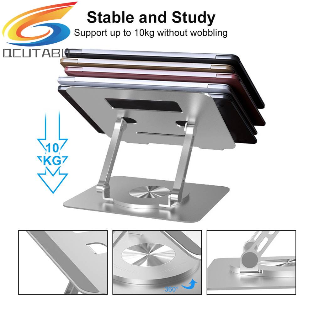 Giá Đỡ Laptop Notebook Để Bàn Có Thể Xoay 360 Độ Tiện Dụng