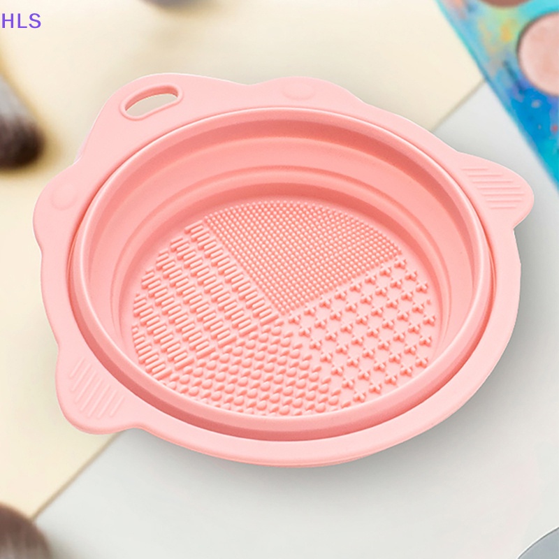 Hộp Silicone Vệ Sinh Cọ Trang Điểm Gấp Gọn Tiện Dụng