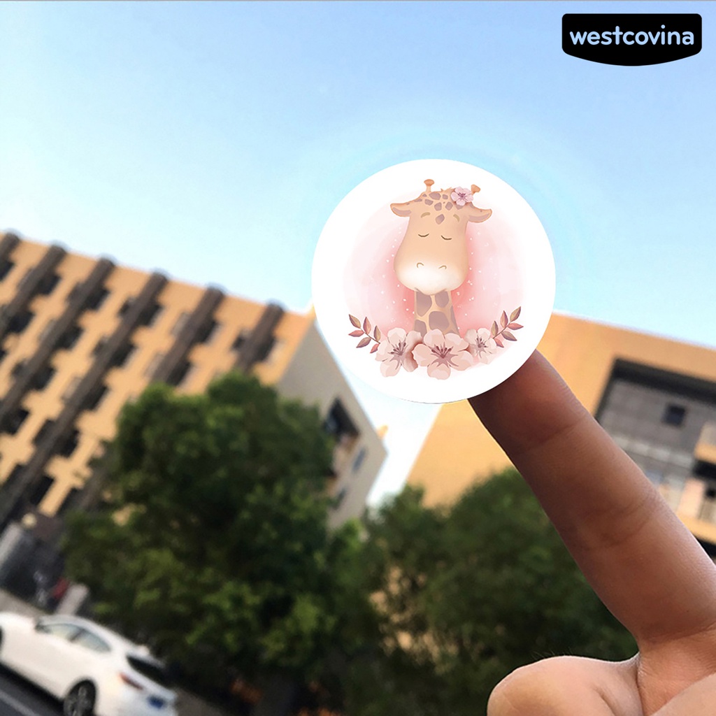 [WSTN] [WSTN]✎1 Cuộn 500 Miếng Dán Hoạt Hình Trong Suốt Tự Dính Dùng Làm Phần Thưởng Cho Trẻ Mẫu Giáo