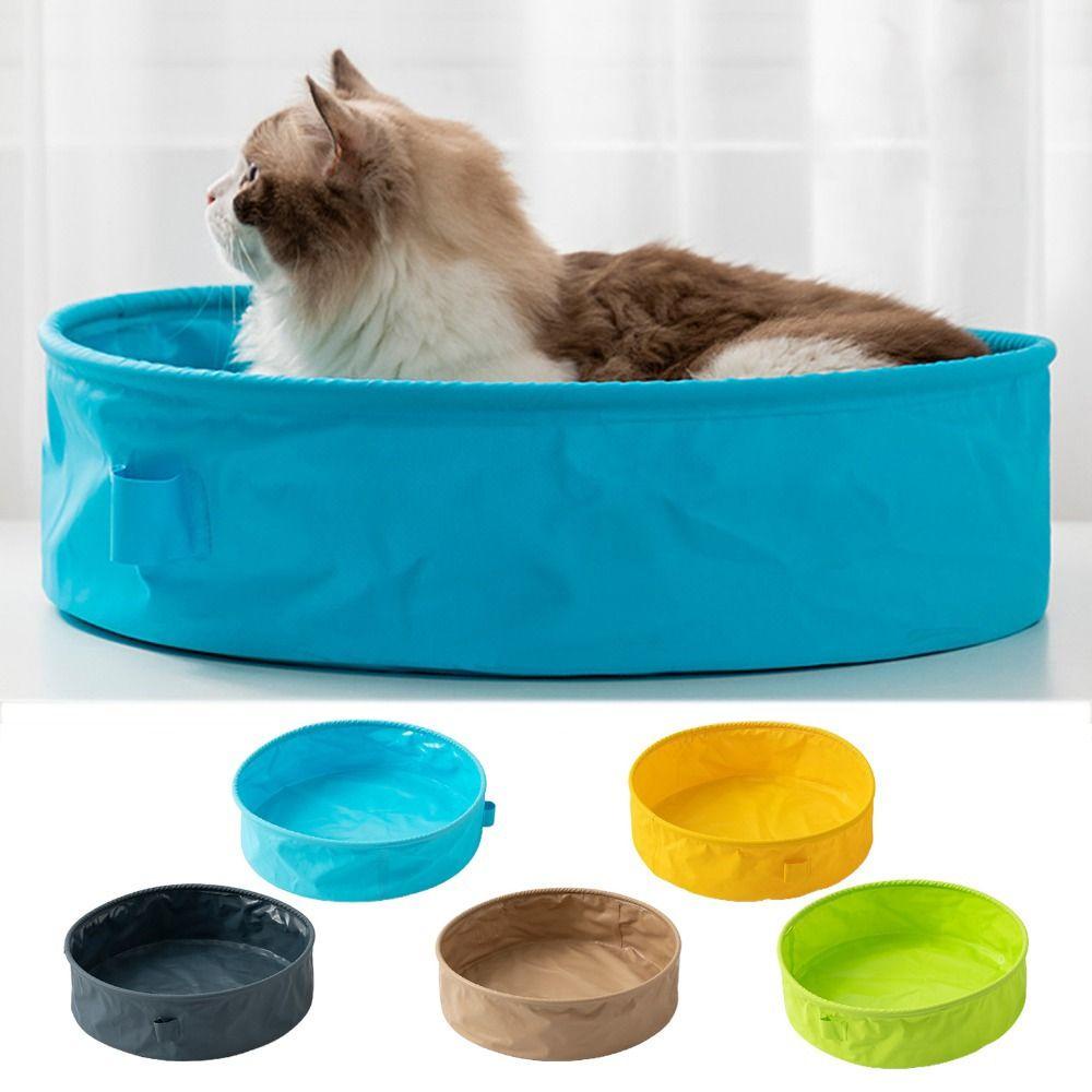 Goovanni Hộp Xẻng Xúc Đất Bằng PVC Chống Rò Rỉ Chống Thấm Nước Nhỏ Gọn Có Thể Gập Lại Dành Cho Mèo Cưng