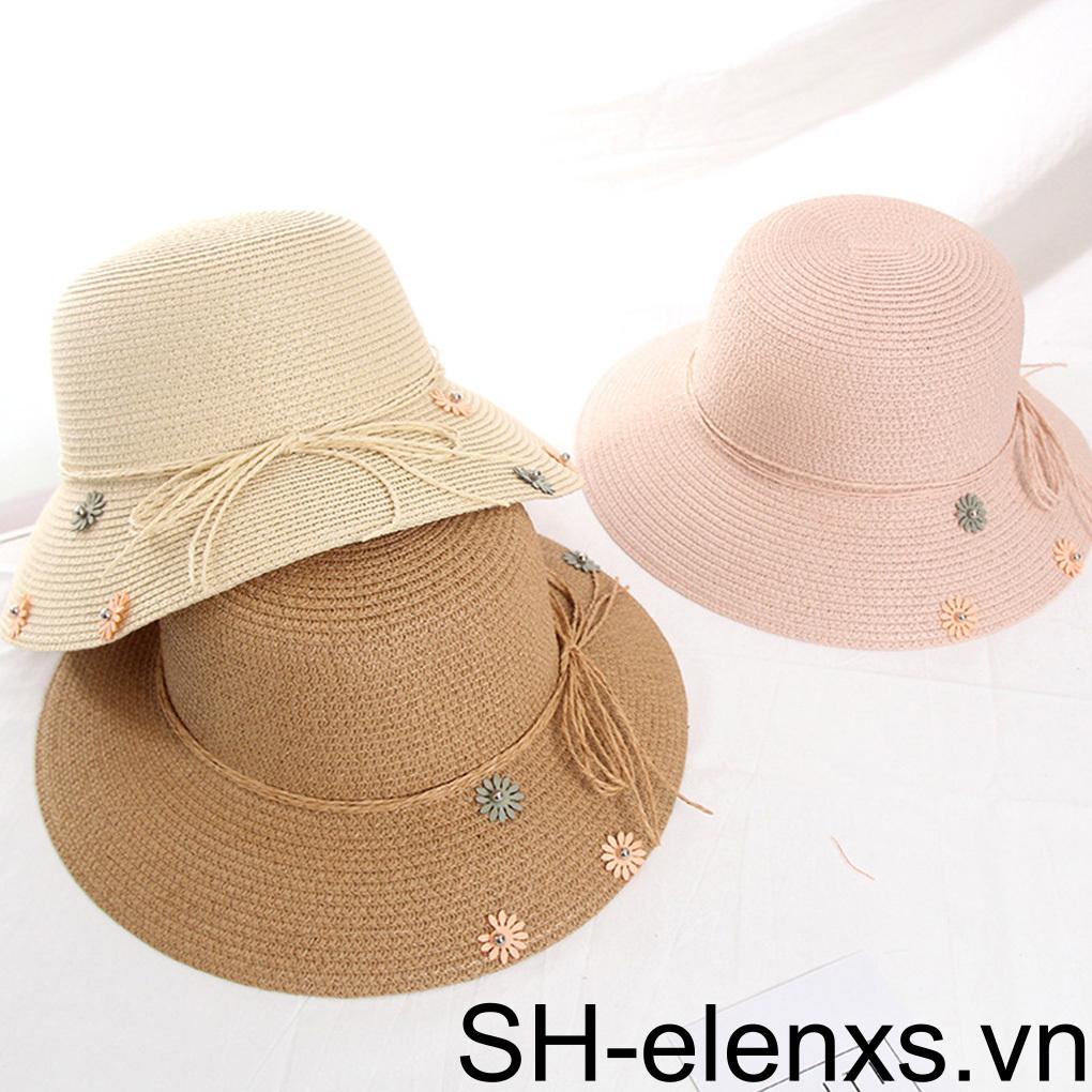 Mũ Chống Nắng Đi Biển Ngọt Ngào Đa Năng Có Thể Điều Chỉnh Trang Trí Mũ Cho Bé Trai Bé Gái