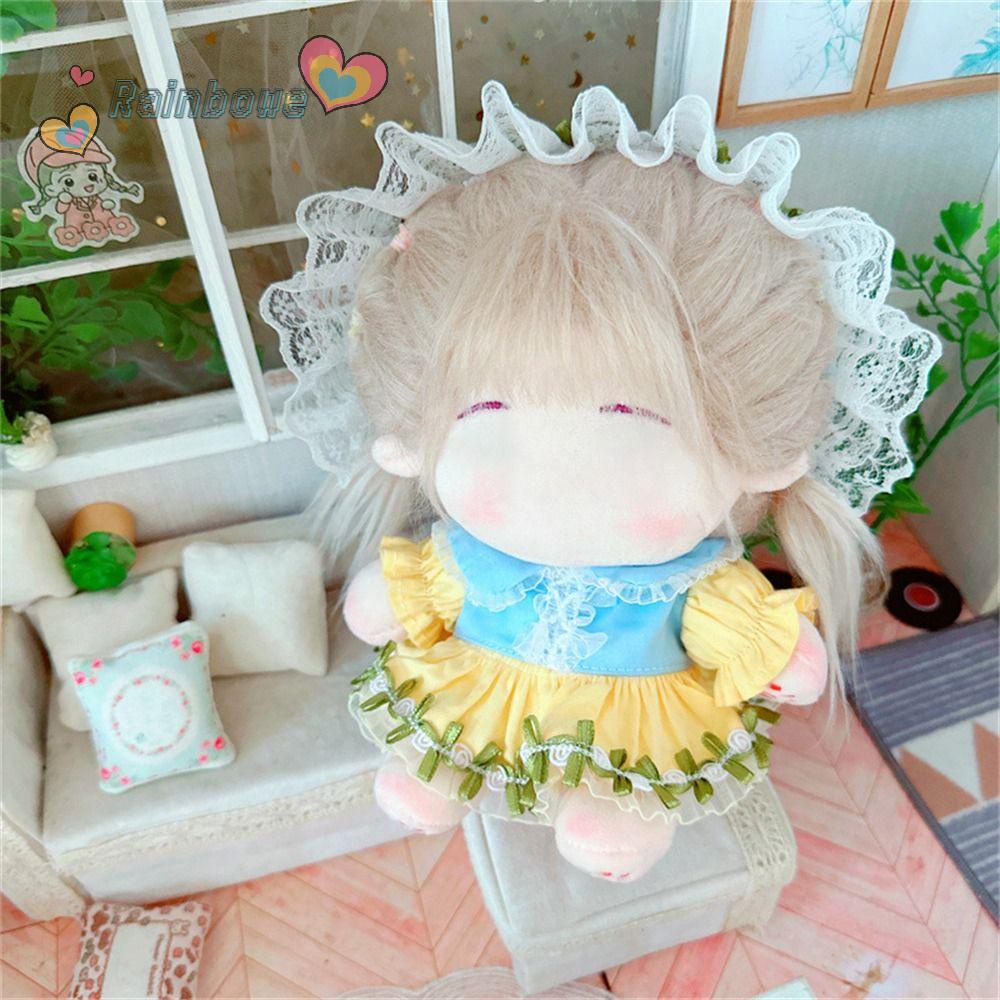 Bộ Quần Áo Bằng Cotton Màu Cầu Vồng Cho Búp Bê Thần Tượng