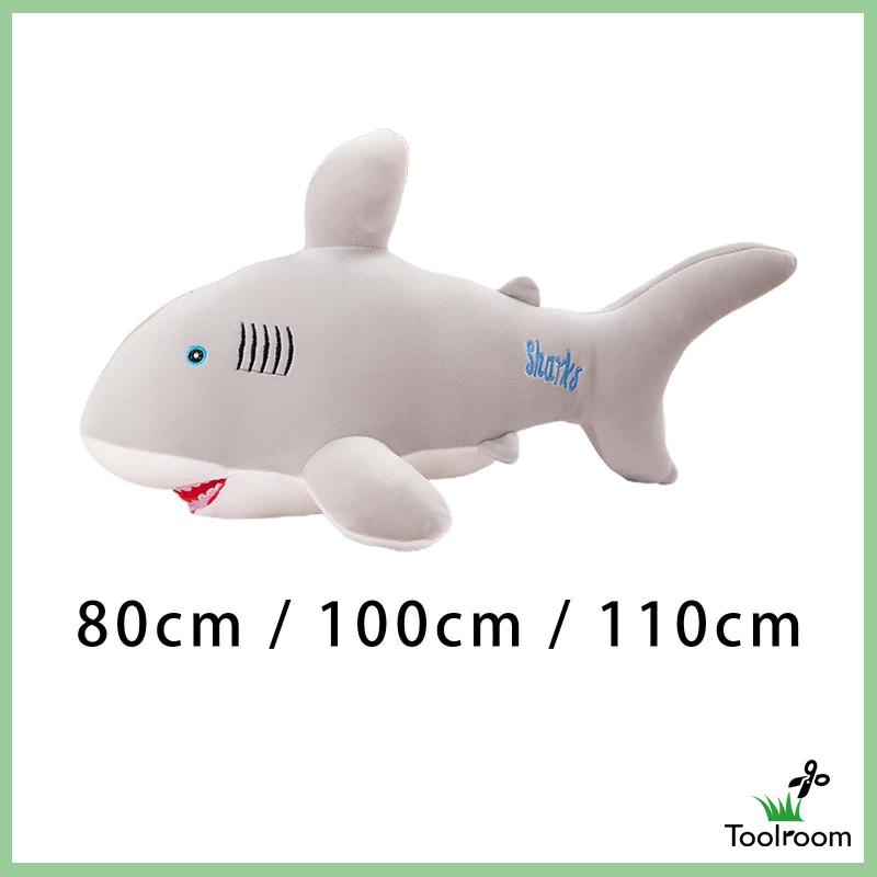 Gối Ôm Hình Cá Mập Nhồi Bông Dễ Thương Dùng Trang Trí Sinh Nhật / Du Lịch / Valentine