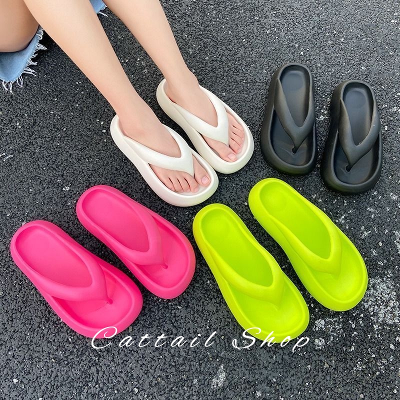 Cattail dép dép nữ sandal nữ dép bánh mì nữ dép bánh mì Chống Trượt 062109