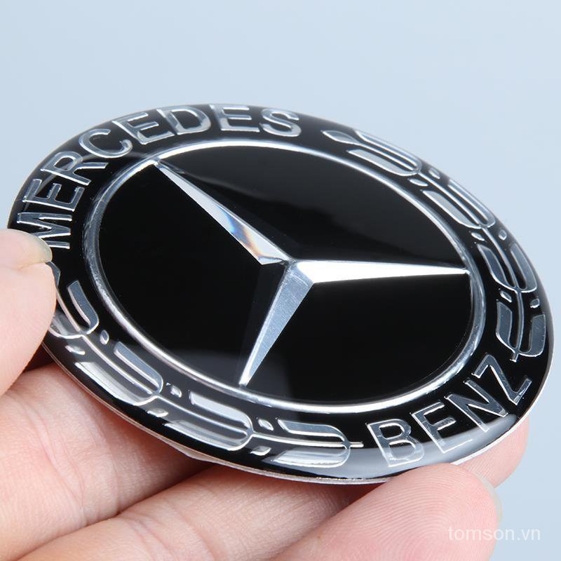 Logo Trang Trí Vô Lăng Xe Hơi Mercedes-benz c200 c260 GLK350 ML350 E260 E200