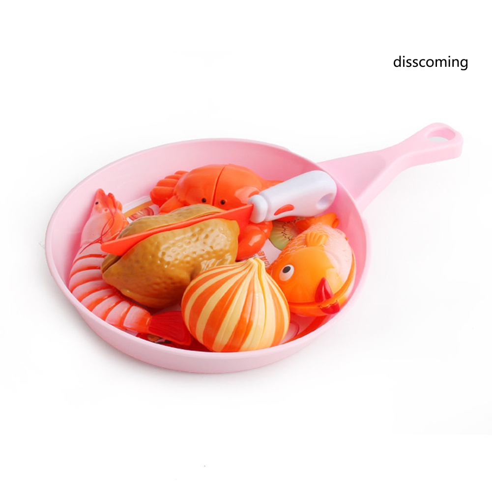 Mô Hình Đồ Chơi Cắt Bánh Hamburger Trái Cây Sống Động Dành Cho Trẻ