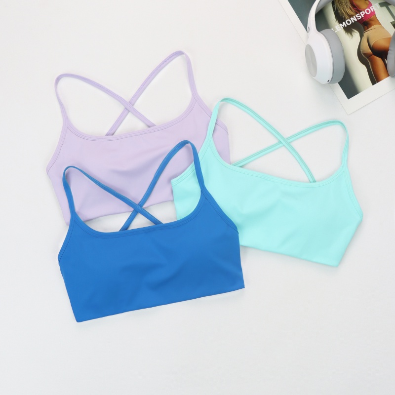 Áo Ngực Thể Thao Dây Chéo Lưng Co Giãn Tốt Thời Trang Quyến Rũ Cho Nữ