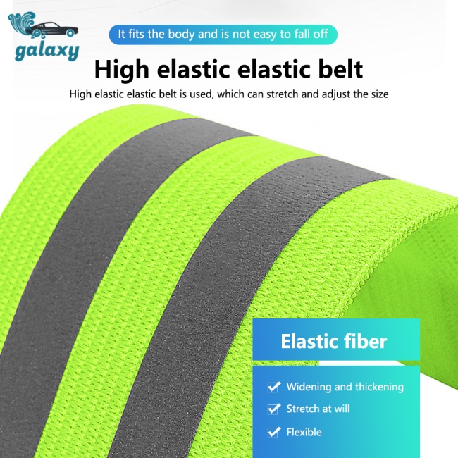 Galaxy Set 2 Vòng Đeo Tay Phản Quang Độ Co Giãn Cao An Toàn Cho Hoạt Động Ngoài Trời