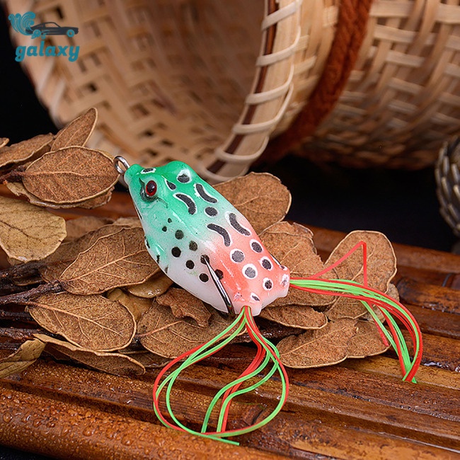 Galaxy Set 15 Mồi Giả Nhử Cá Bằng Nhựa Mềm Hình Ếch