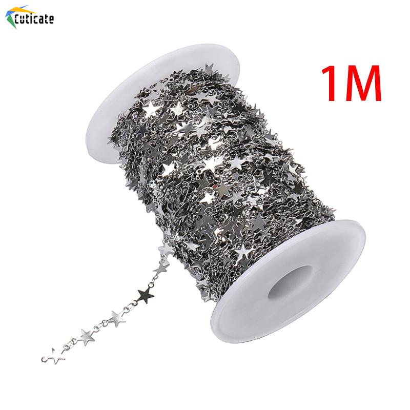 Dây Xích Szlinyou1 Bằng Thép Không Gỉ Dùng Làm Trang Sức Thủ Công DIY