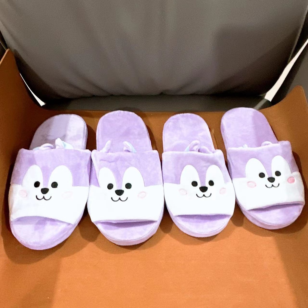 Dép Bông Đi Trong Nhà Thiết Kế Mới Kpop Bts Inside Mang