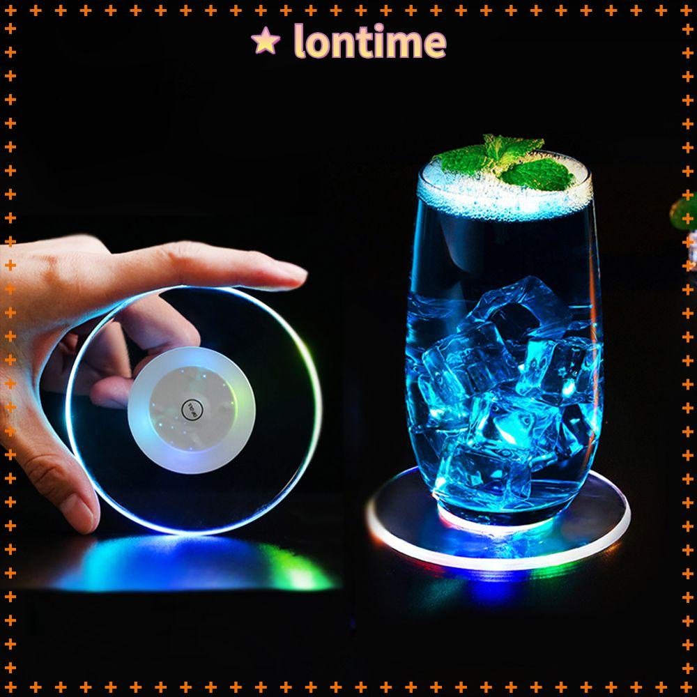 LONTIME Giá Đỡ Đèn Pha Cocktail Bằng Acrylic Dạ Quang Độc Đáo