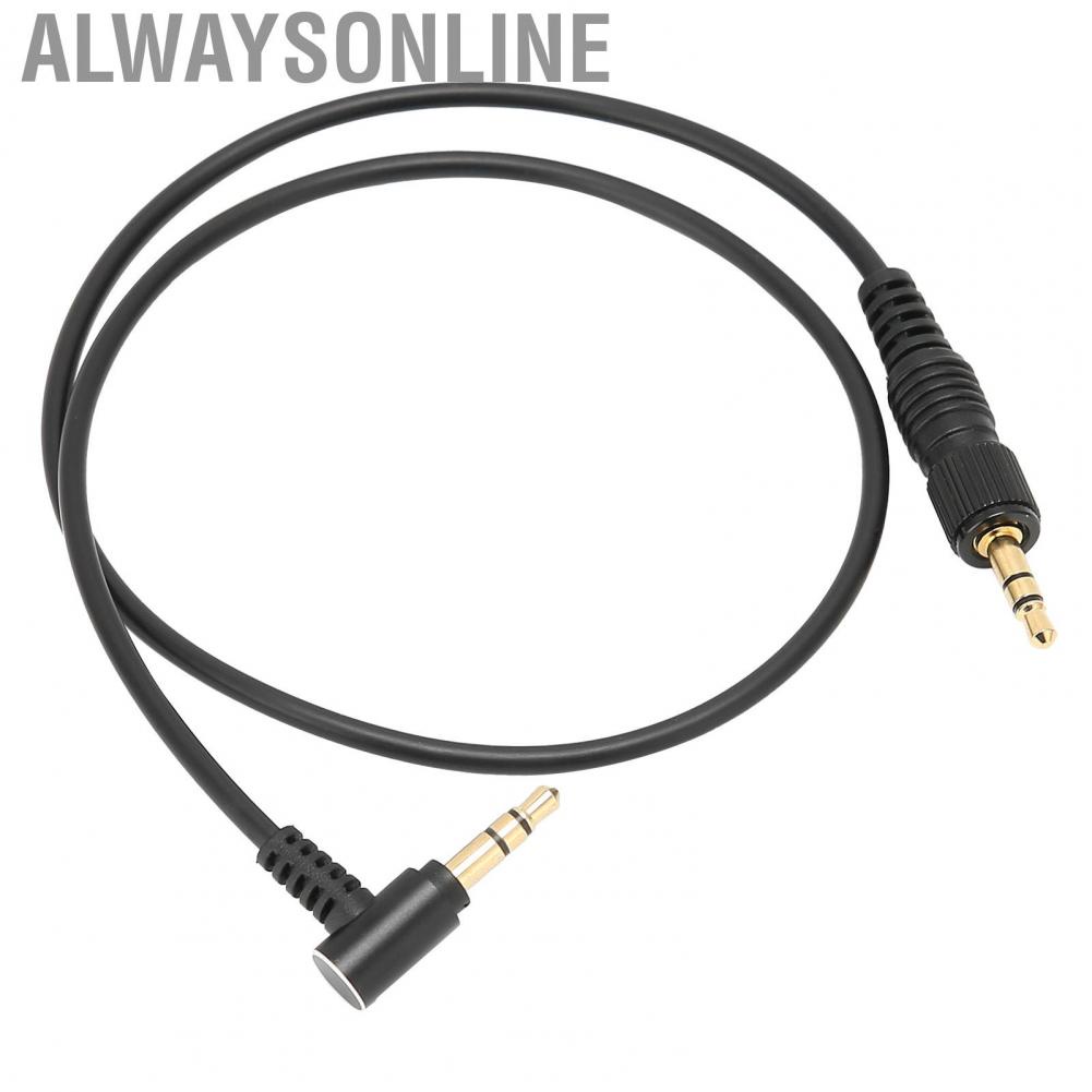 Alwaysonline Microphone Cable Headphone Audio 3.5mm with Gold Plated Connectors for Car Speaker Recorder