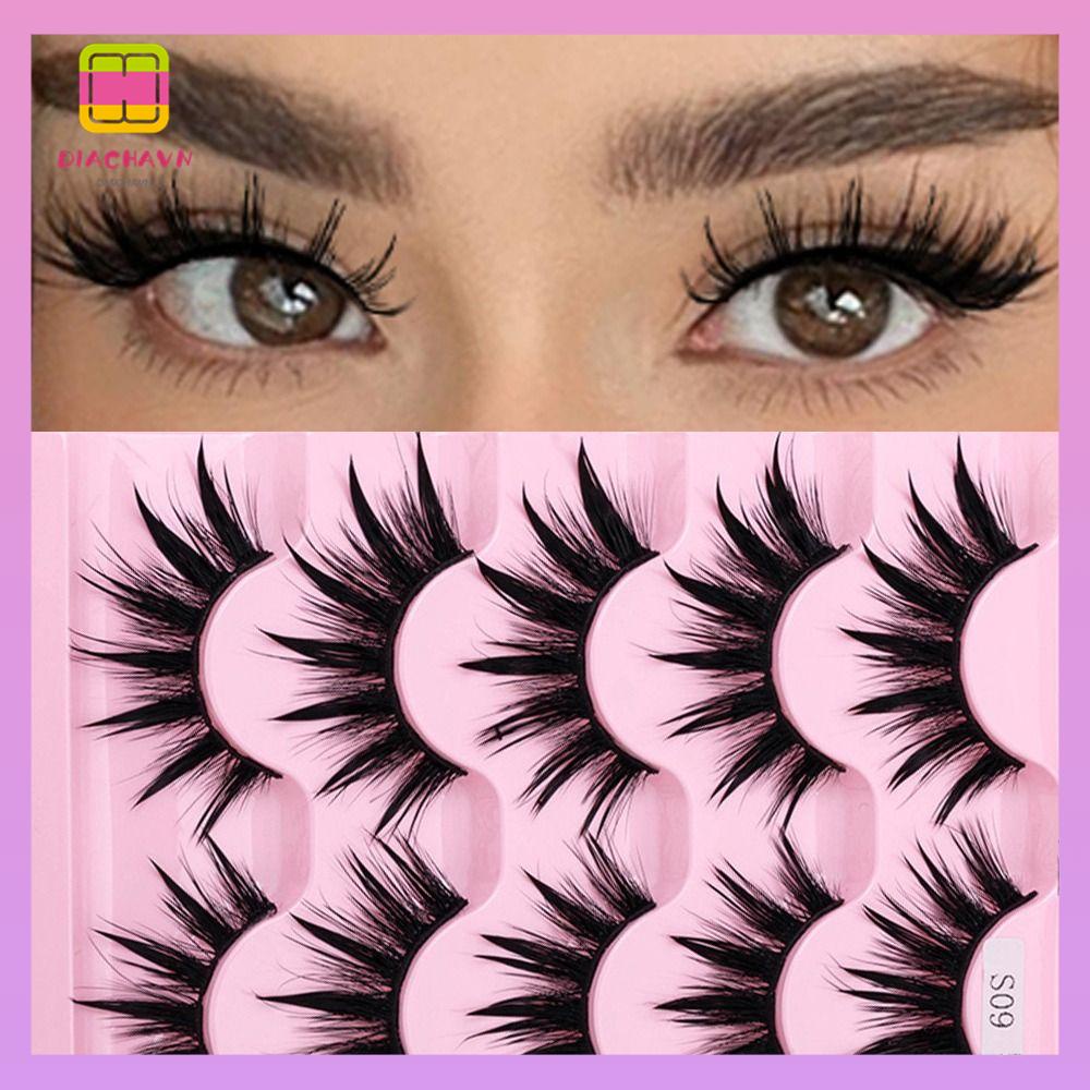 DIACHAVN Lông Mi Giả Mềm Mại Trang Điểm Thủ Công