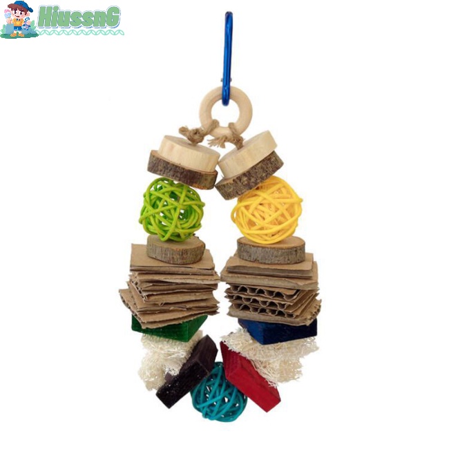 Đồ Chơi Nhai Cắn Nhiều Màu Sắc Bằng Gỗ Cho Thú Cưng