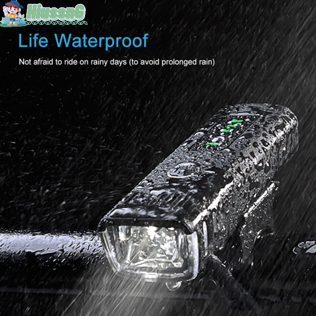 Đèn Pha Led Usb Gắn Tay Lái Xe Đạp Có Thể Sạc Lại